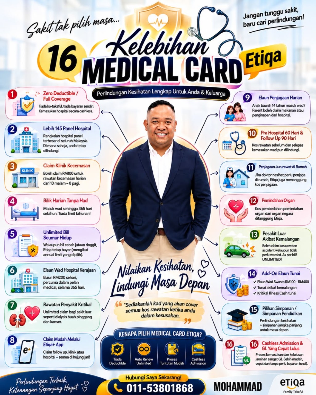 16 Kelebihan Medical Card Etiqa